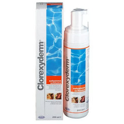 Clorexyderm antiseptický roztok s pěnovým aplikátorem pro domácí zvířata 200 ml