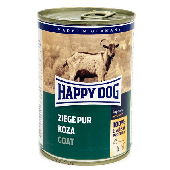 Happy Dog Premium Fleisch Pur konzerva pro psy kozí maso 400 g