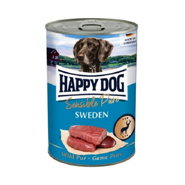 Happy Dog Premium Fleisch Pur konzerva pro psy zvěřinové maso 800 g