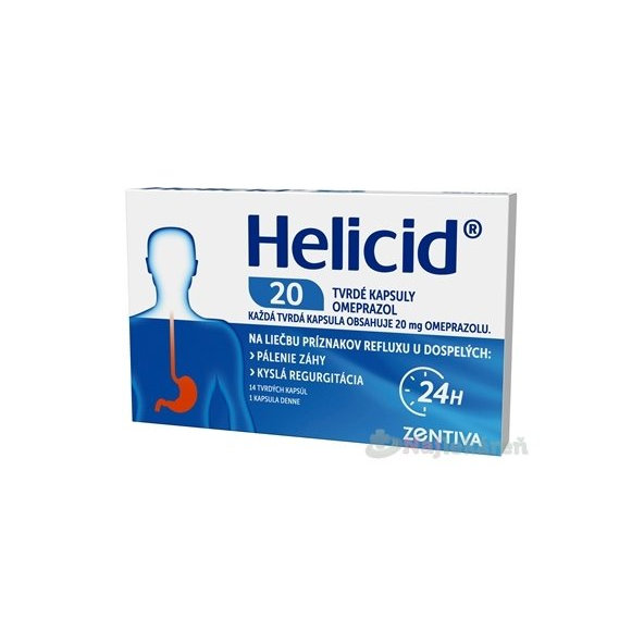 Zentiva Helicid 20 mg 14 tablet
