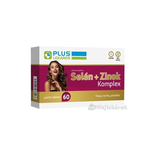 Plus Lekáreň Selen + zinek komplex 60 tablet