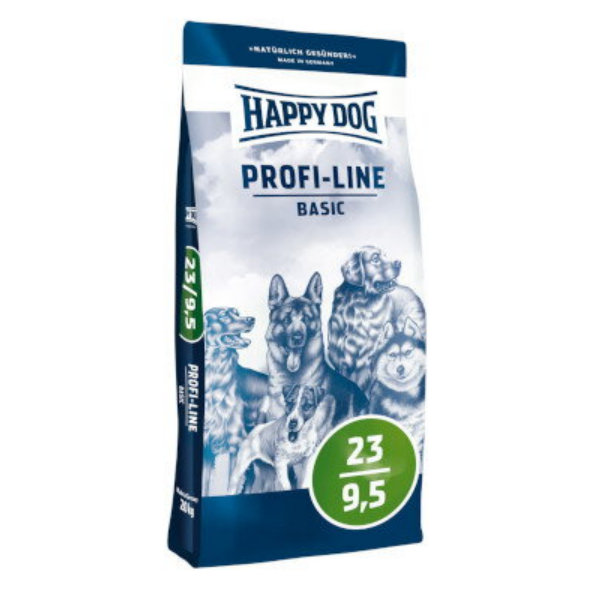 Happy Dog Profi-Line 23-9,5 Basic granule pro pracovní psy 20 kg