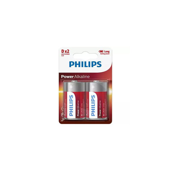 PHILIPS LR20P2B/10 baterie 2 ks