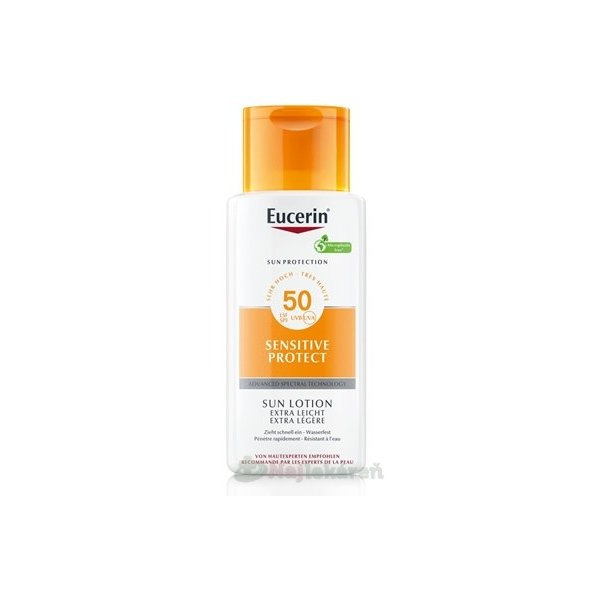 EUCERIN Sun Sensitive Protect SPF 50+ tělové mléko 150 ml