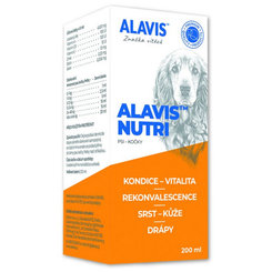 ALAVIS Nutri lososový olej pro psy, kočky a fretky 200 ml