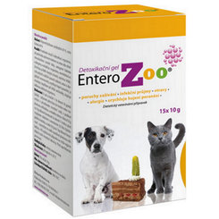 Entero Zoo detoxikační gel při zažívacích potížích pro zvířata 15x10 g