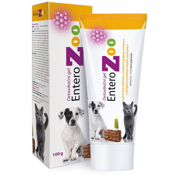 Entero Zoo detoxikační gel při zažívacích potížích pro zvířata 100 g