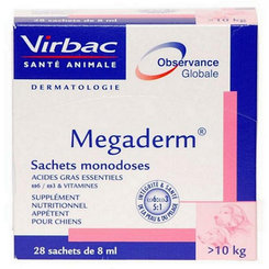 Megaderm při kožních problémech pro psy a kočky 28×8 ml