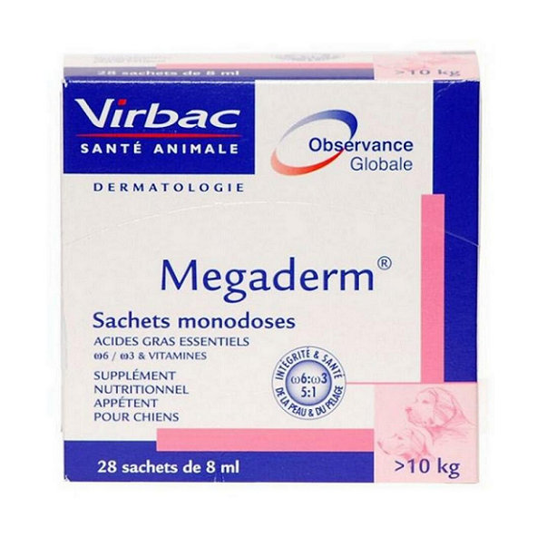 Megaderm při kožních problémech pro psy a kočky 28×8 ml