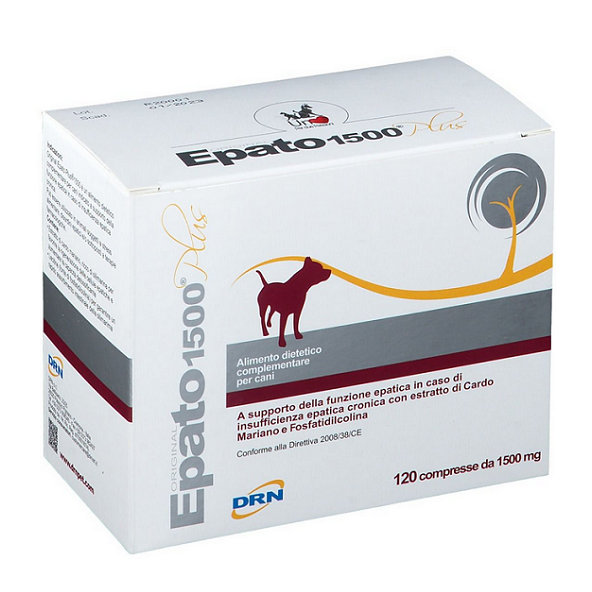 Epato Plus 1500 mg proti stresu a poruchám jater pro psy 120 tablet
