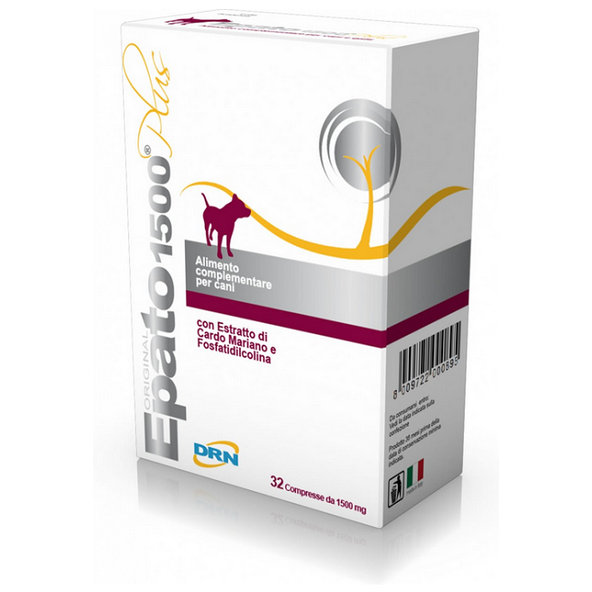 Epato Plus 1500 mg proti stresu a poruchám jater pro psy 32 tablet