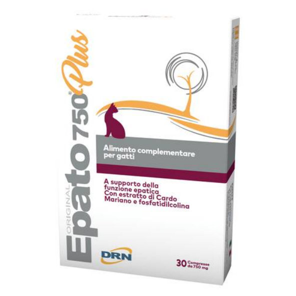 Epato Plus 750 mg proti stresu a poruchám jater pro kočky 30 tablet
