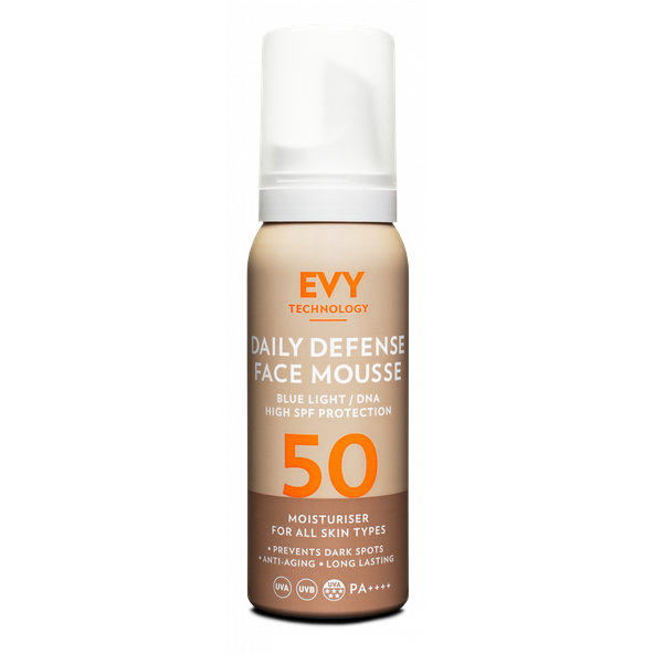EVY Daily Defense Face Mousse SPF 50 celoroční ochrana pleti 75 ml