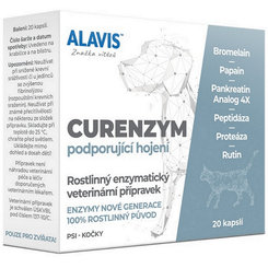 ALAVIS CURENZYM Enzymoterapie pro psy a kočky 20 tablet