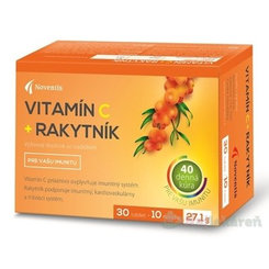 Noventis Vitamín C + Rakytník 40 tablet