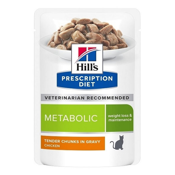 Hill's PD Feline Metabolic kapsička pro kočky 12x85 g