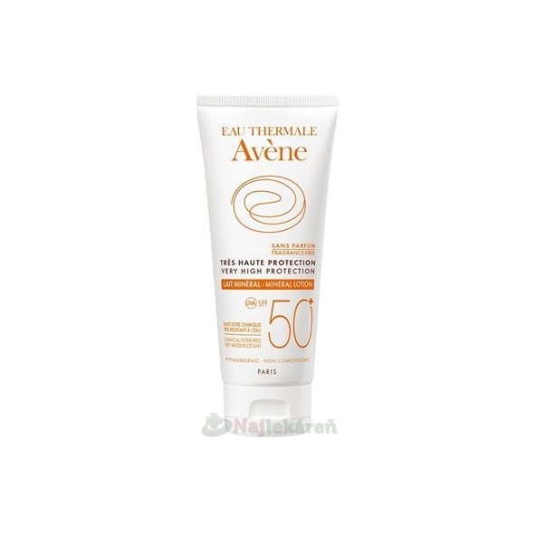 AVENE Sun minerální mléko SPF 50+ 100 ml