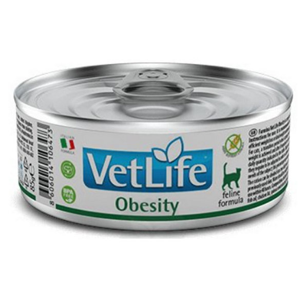 Farmina Vet Life Cat Obesity konzerva pro kočky 85 g