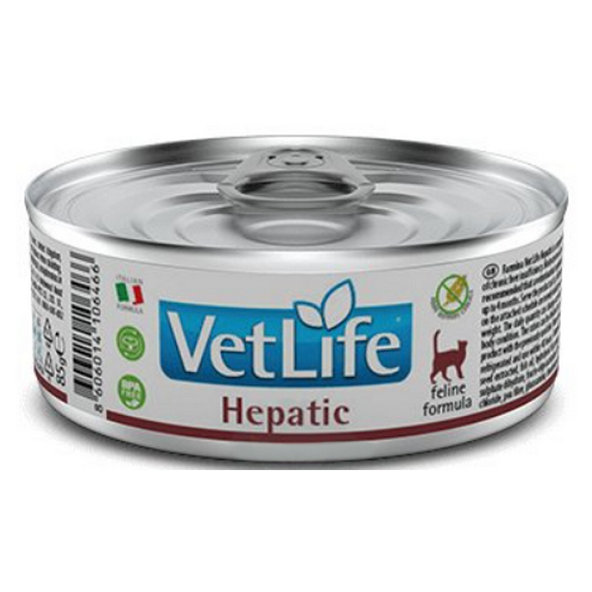 Farmina Vet Life Cat Hepatic konzerva pro kočky 85 g