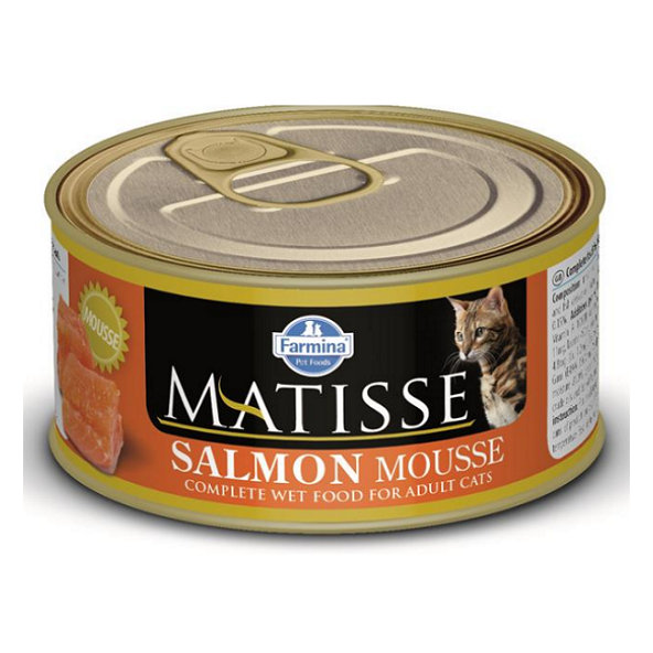 Farmina Matisse Cat Salmon mousse konzerva pro kočky 85 g