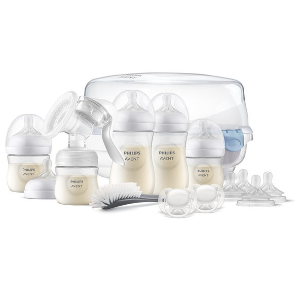 Philips AVENT sada Natural Response manuální odsávačka MW sterilizátor