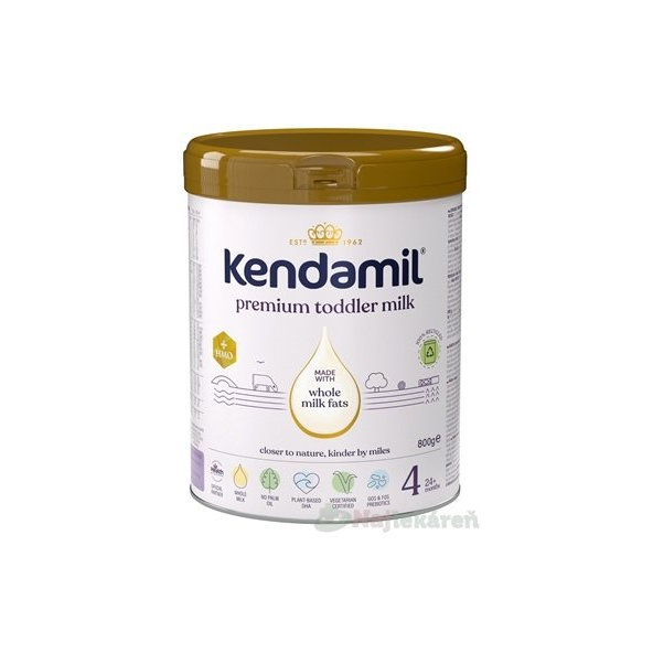 Kendamil Premium mléčná výživa 4 HMO+ 24 m+ 800 g