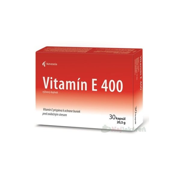 Noventis Vitamín E 400 30 kapslí