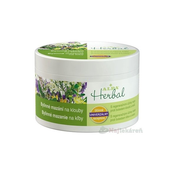 Alpa Herbal bylinné mazanie 250 ml