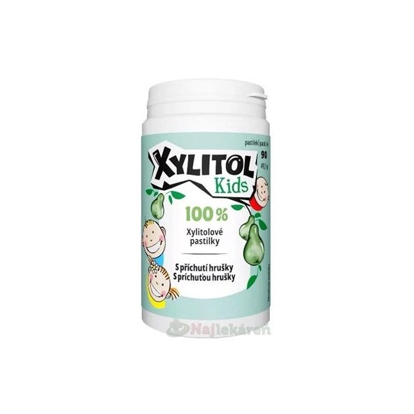 Vitabalans Xylitol Kids hruška 90 pastilek