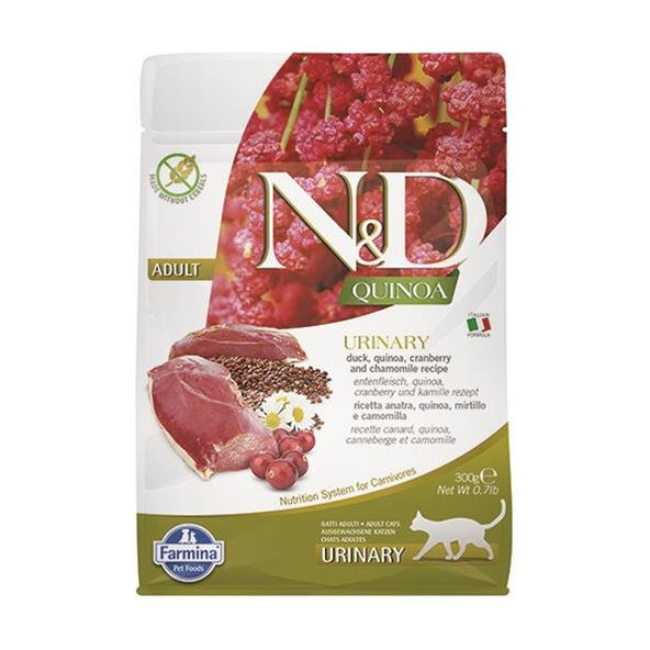 Farmina N&D Quinoa GF Urinary kachna kokos 0,3 kg
