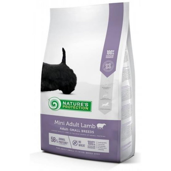 Natures Protection pro psy adult mini jehněčí 7,5 kg