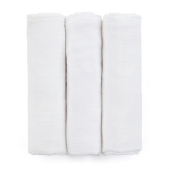 PETITE&MARS bambusové mušelínové pleny Total White 68 × 68 cm 3 ks