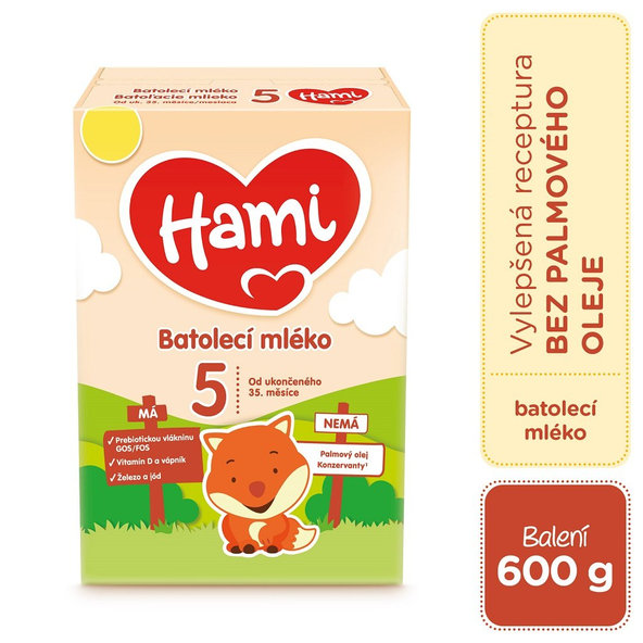 Hami Batolecí mléko 5 35 m+ 600 g