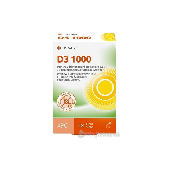 LIVSANE Vitamin D3 1000 IU 90 tablet