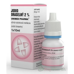 Jodid draselný 2% Unimed Pharma oční kapky 10 ml