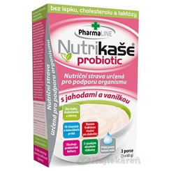 Nutrikaša Probiotic jahoda a vanilka 3x60 g