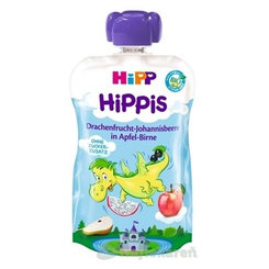 HiPP BIO příkrm jablko hruška dračí ovoce rybíz 100 g
