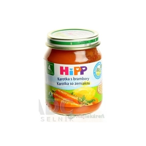 HiPP BIO příkrm mrkev s bramborami 125 g