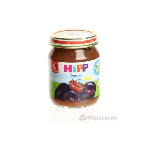 HiPP BIO příkrm švestky 4m+ 125 g