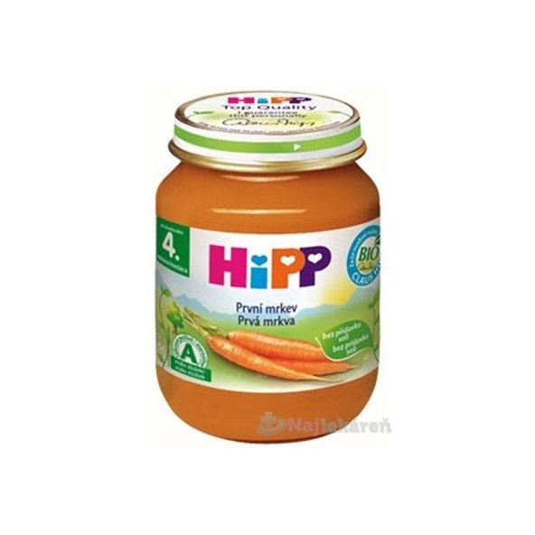 HiPP BIO příkrm první mrkev 125 g