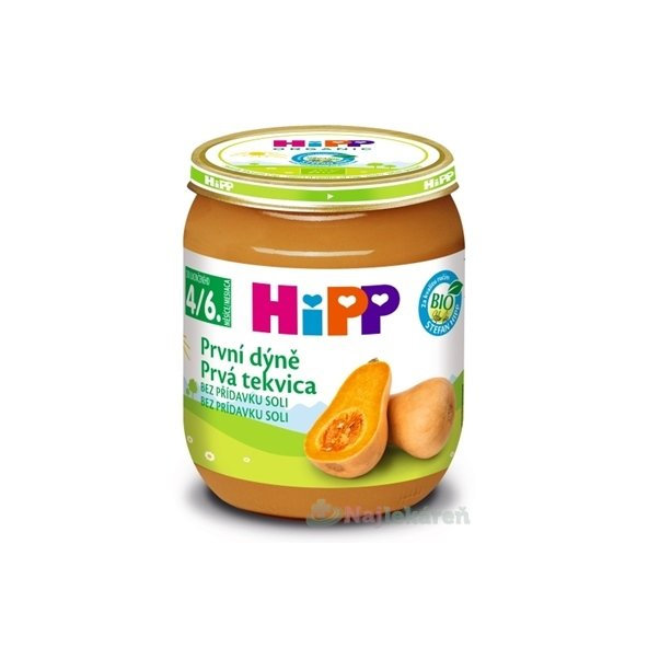 HiPP BIO příkrm první dýně 4m+ 125 g