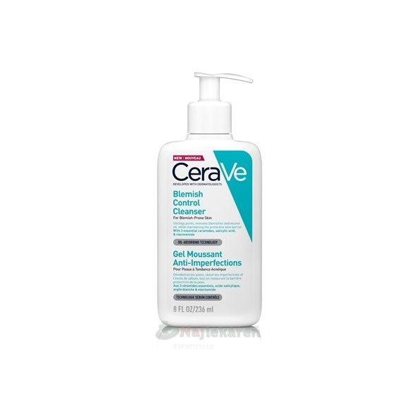 CeraVe Blemish čisticí gel proti nedokonalostem 236 ml
