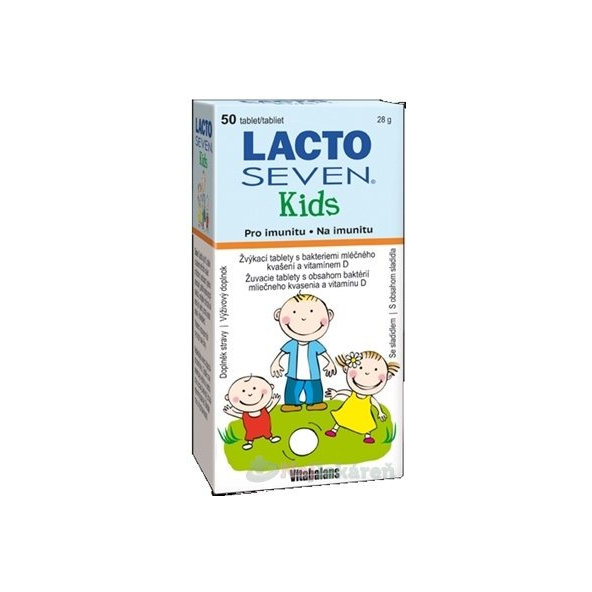 Vitabalans Lactoseven Kids 50 tablet
