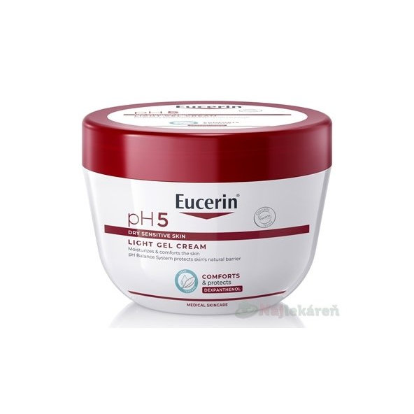 EUCERIN pH5 lehký gel-krém pro suchou a citlivou pokožku 350 ml