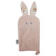 EKO Žínka bavlněná s oušky Bunny Rose Pink 20 x 15 cm