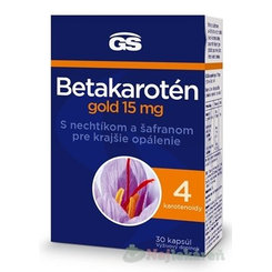 GS Betakaroten Gold 15 mg s měsíčkem a šafránem 30 kapslí