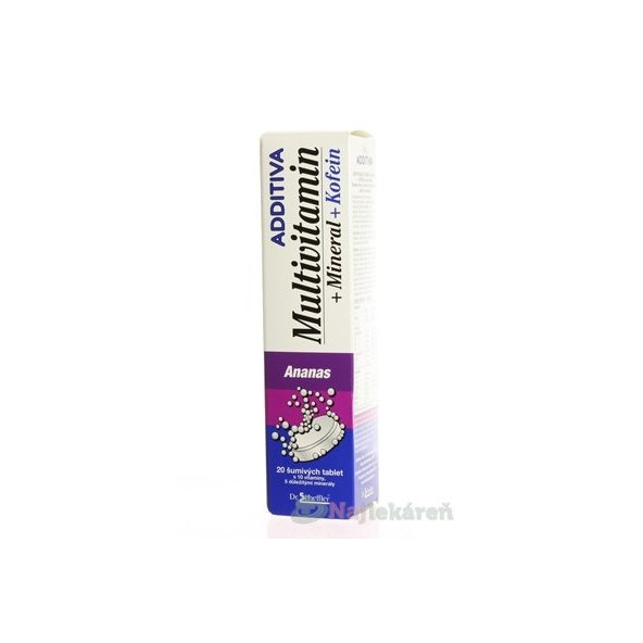 Additiva Multivitamin s minerály a kofeinem 20 šumivých tablet