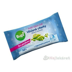 Bupi Baby vlhčené ubrousky Ultra Soft s panthenolem 56 ks