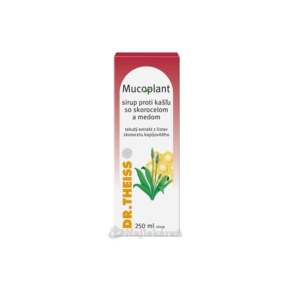 Mucoplant sirup proti kašli se skorocelem a medem 250 ml