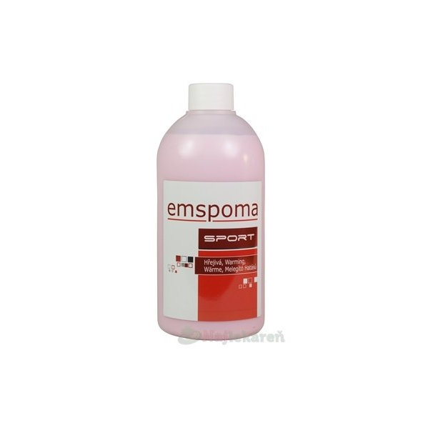 Emspoma masážní emulze hřejivá růžová O 500 ml